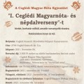 I. Ceglédi Magyarnóta- és népdalverseny