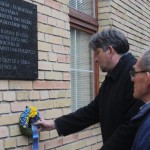 Koszorúzás az egykori fogolytáborban (2018. 11. 23.)